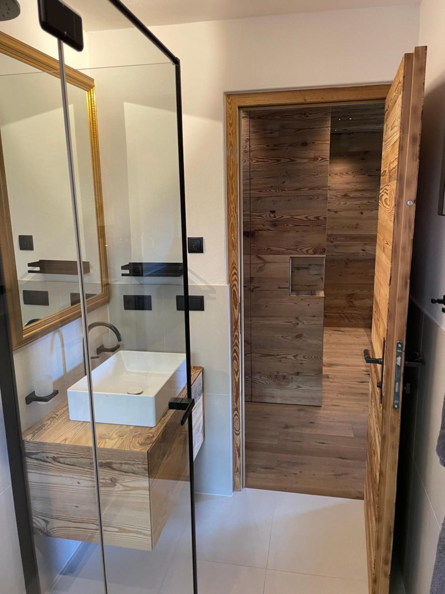 Exclusives Apartment Im Sonnenhof Moos Sexten Exteriér fotografie